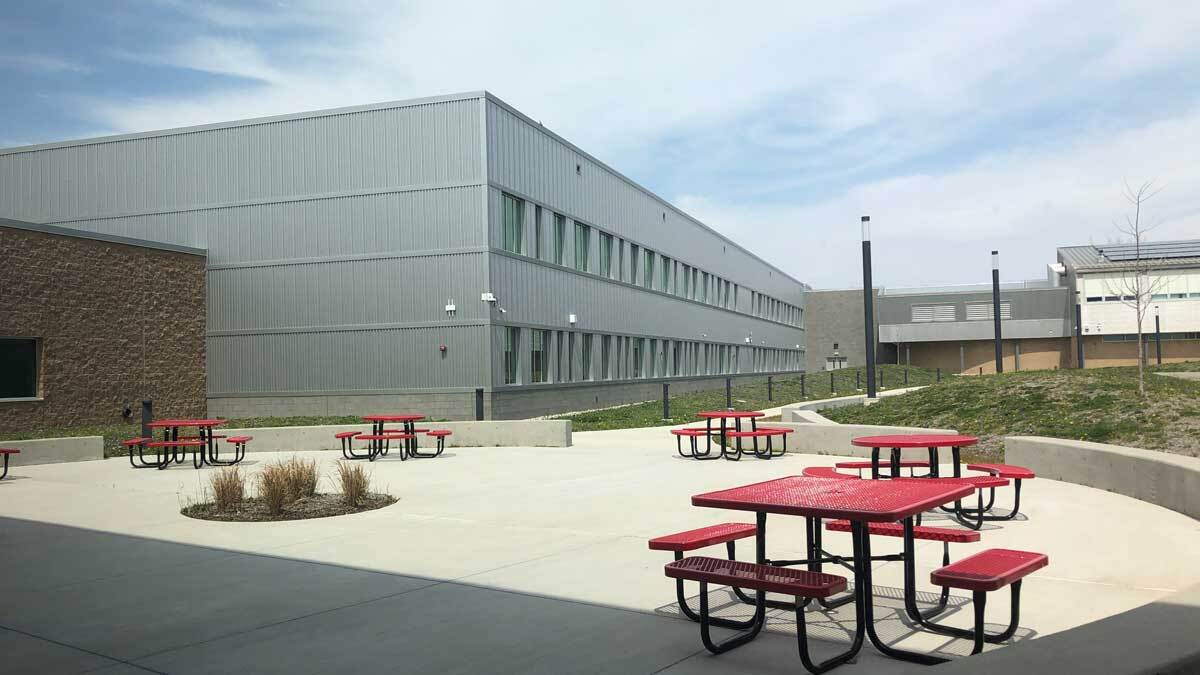 Secure Courtyard for Teacher and Student Use
